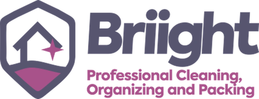 Briight Services logo: Professional Cleaning, Organizing and Packing