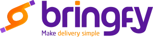 Bringfy logo: Make delivery simple